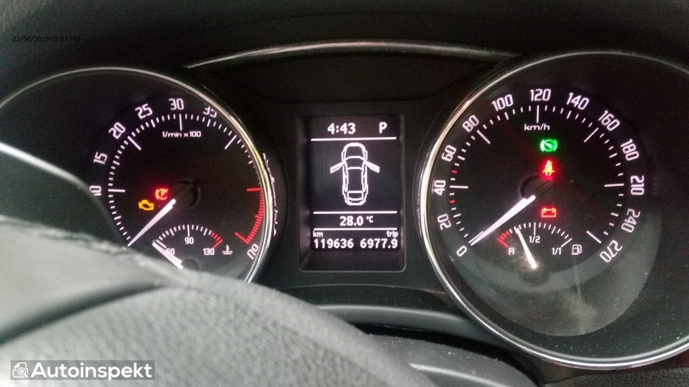 Autoinspekt Vehicle Inspection Report 2012 SKODA SUPERB ELEGANCE 2.0